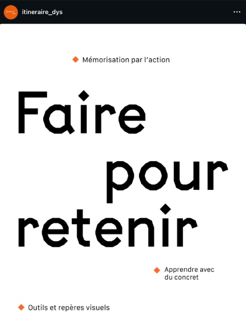 « Faire pour retenir », avec trois repères : mémorisation par l’action, apprendre avec du concret, outils et repères visuels.