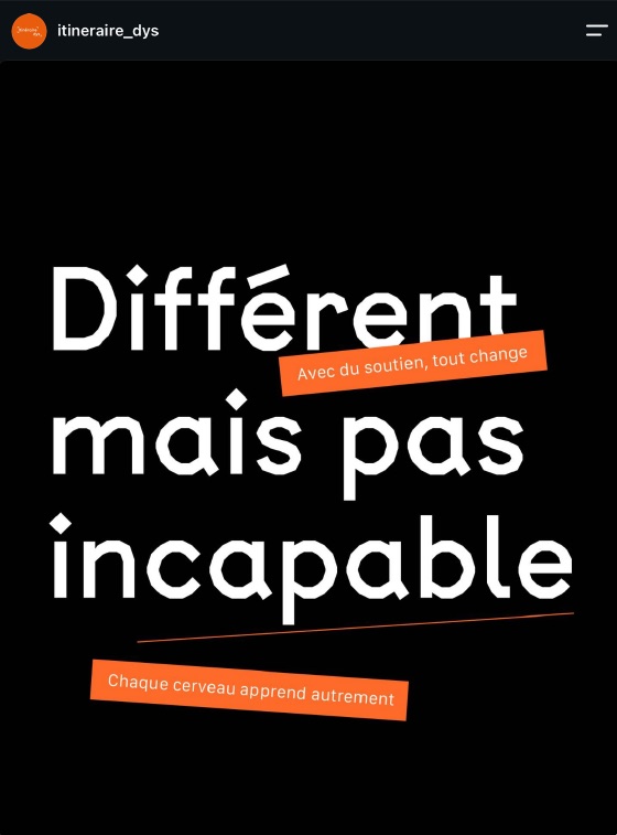« Différent mais pas incapable » — chaque cerveau apprend autrement.